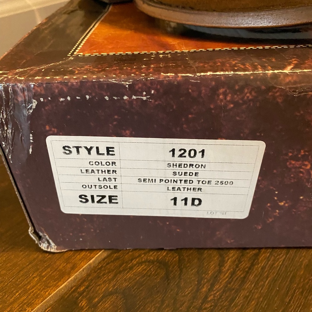 Rockin Leather Suede Cowboy Boots - Picture 2 of 12